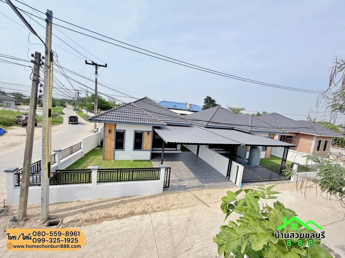 ขาย บ้านเดี่ยว มือ1 ราคาสุดว้าว 1.9x ล้าน ทำเล อมตะนคร-วัดโป่งตามุข พร้อมของแถมจัดเต็ม (สร้างด้วยอิฐมอญแดง)